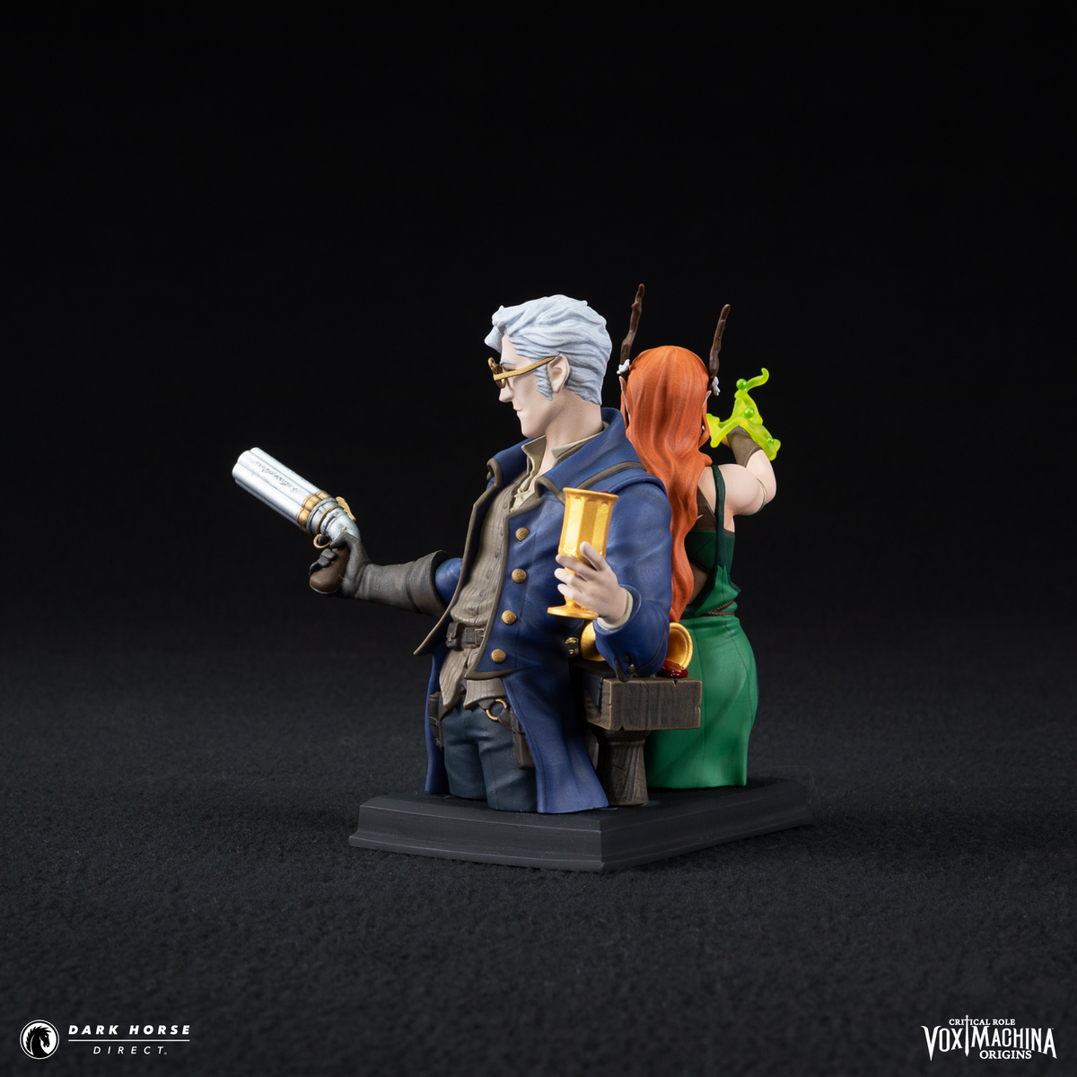 Keyleith Figure Critical Role: Vox Machina Origins - Keyleth and Percy Bust – Dark ...