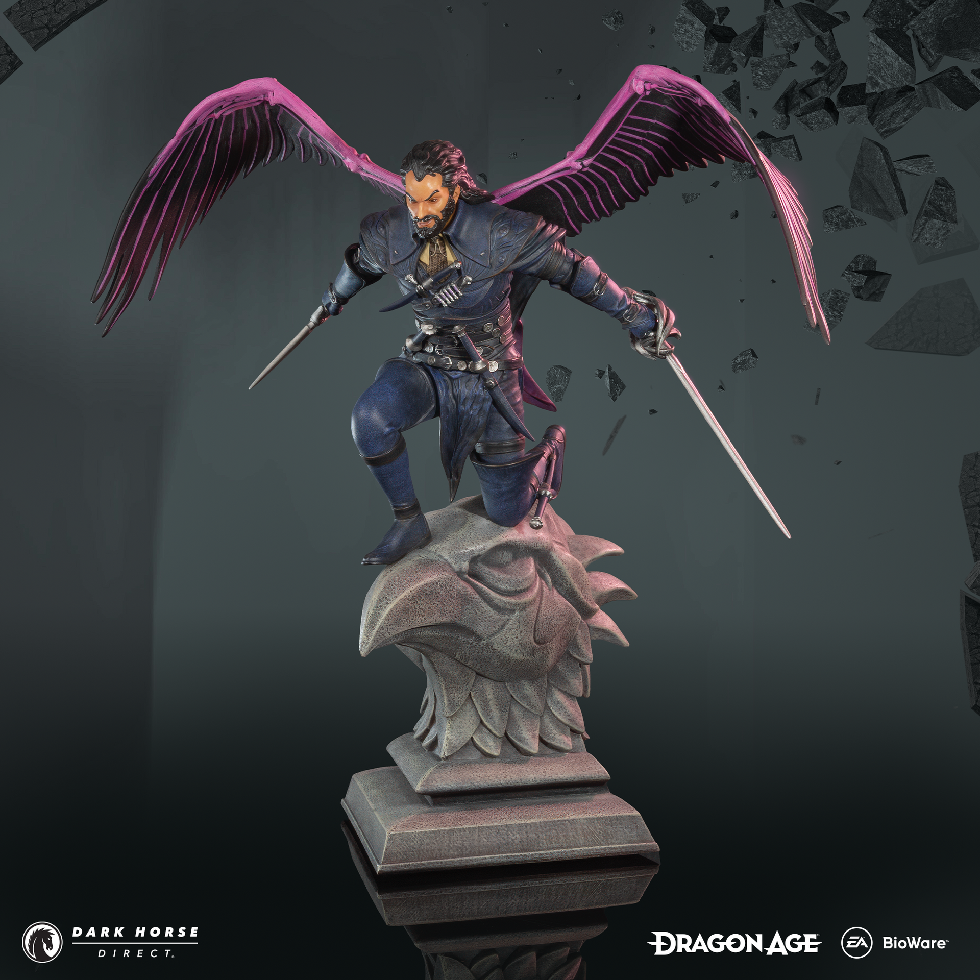 Dragon Age: The Veilguard Lucanis Dellamorte Statuette – Dark