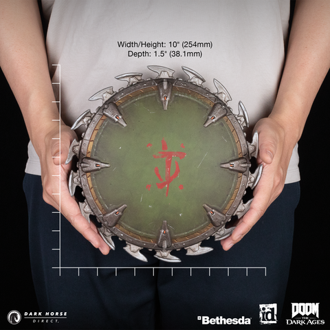 DOOM: The Dark Ages - Shield Saw 10" Wall Mount