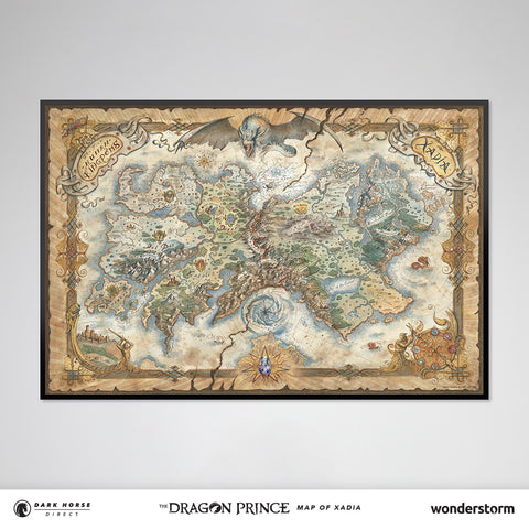The Dragon Prince: Map of Xadia