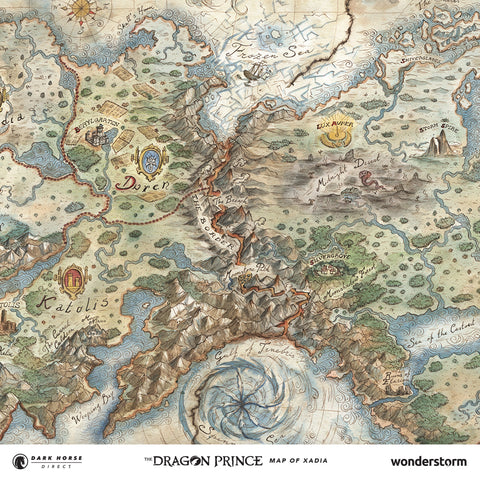 The Dragon Prince: Map of Xadia