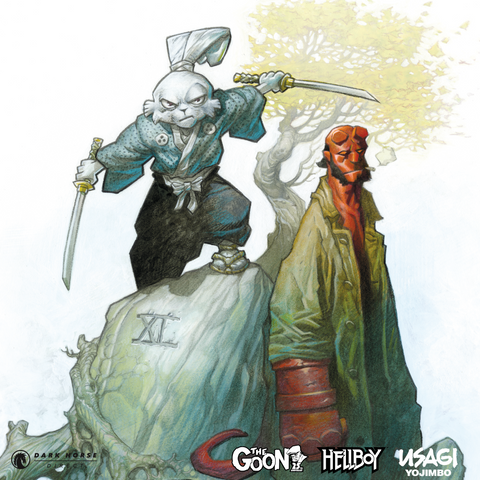 The Goon, Hellboy, and Usagi Yojimbo Anniversary Fine Art Print (Convention Exclusive)