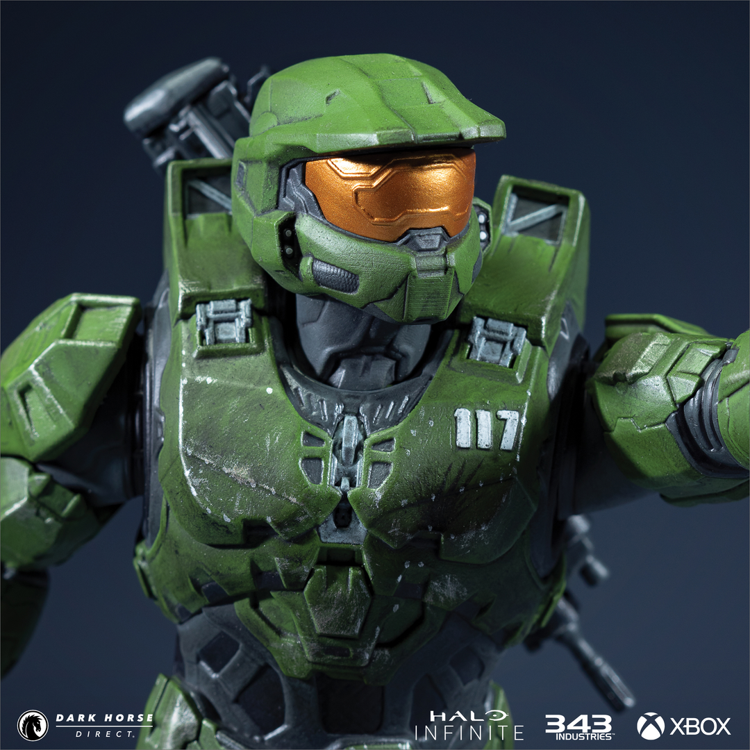 Halo Infinite: Master Chief With Grappleshot PVC Statue – Dark Horse Direct
