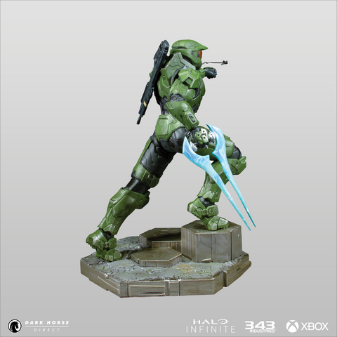 Halo Infinite: Master Chief With Grappleshot PVC Statue