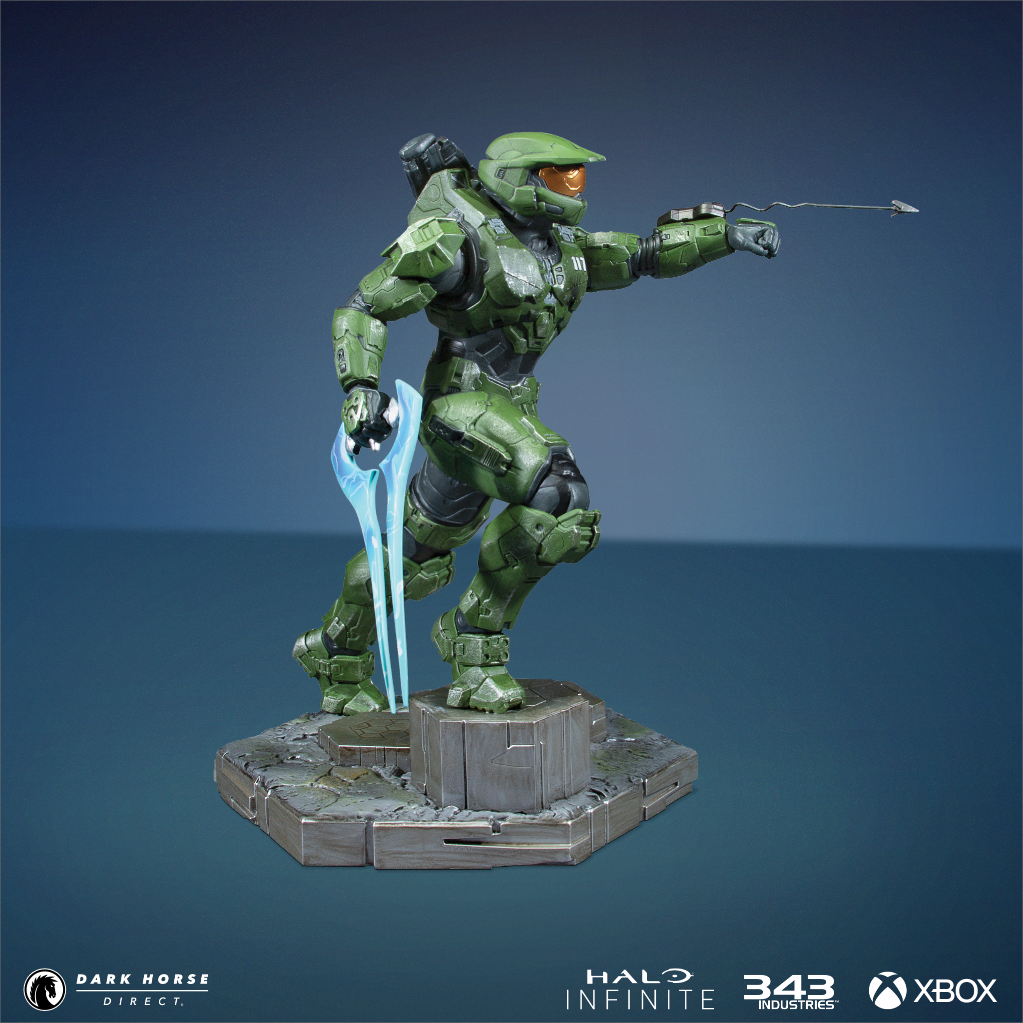 Halo Infinite Master Chief With Grappleshot PVC Statue Dark Horse Direct Halo Infinite Master Chief With Grappleshot PVC Statue Dark Horse Direct