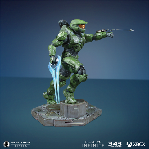 Halo Infinite: Master Chief With Grappleshot PVC Statue