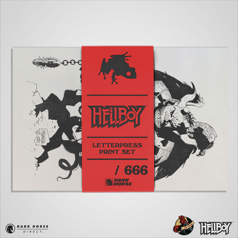 Hellboy 30th Anniversary: Letterpress Set (Convention Exclusive)