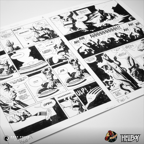 Hellboy 30th Anniversary: Pancakes! Screenprint