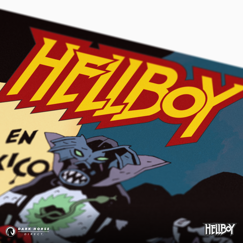 Hellboy in Mexico 15th Anniversary Screenprint
