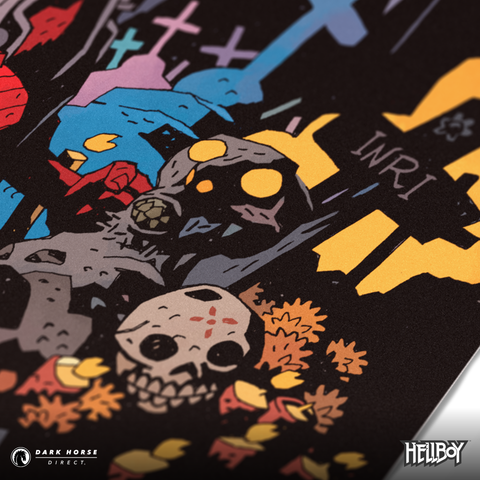 Hellboy in Mexico 15th Anniversary Screenprint