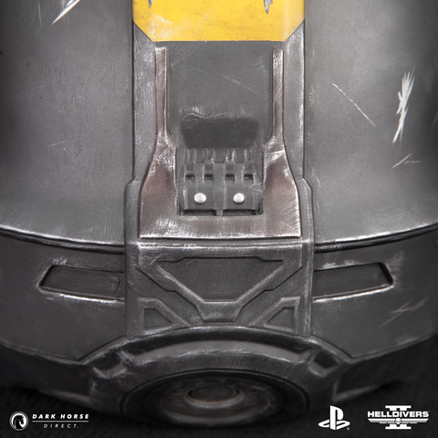 Helldivers 2: B-01 Tactical Helmet 1:1 Scale Replica - Battle Damaged Edition
