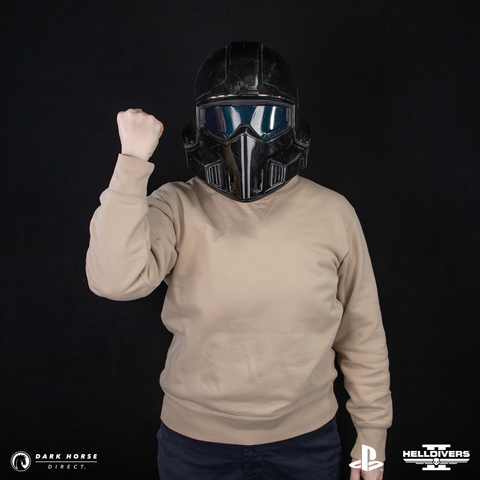 Helldivers 2: B-22 Model Citizen Helmet 1:1 Scale Replica