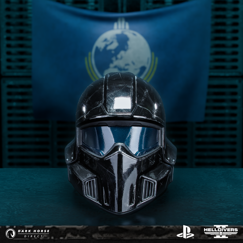 Helldivers 2: B-22 Model Citizen Helmet 1:1 Scale Replica