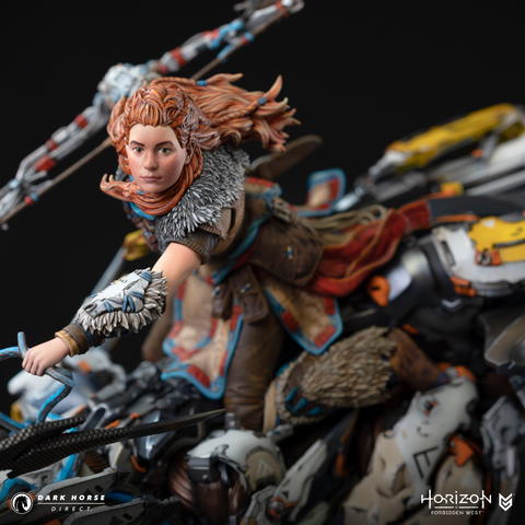 Horizon Forbidden West: Aloy on Clawstrider 1:9 Scale Premium Statue