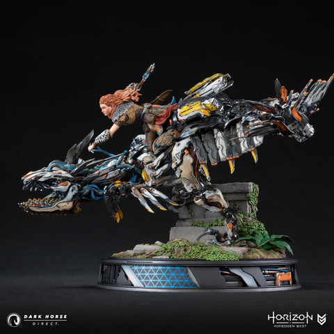 Horizon Forbidden West: Aloy on Clawstrider 1:9 Scale Premium Statue