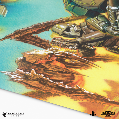 Helldivers™ 2: The Fight for Liberty (Final Hour Variant) Fine Art Print