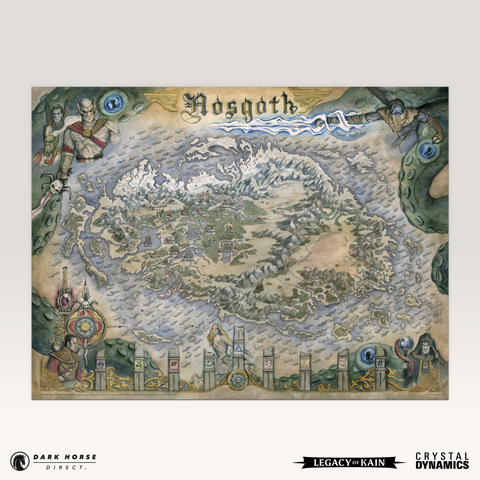 Legacy of Kain: Map of Nosgoth Fine Art Print