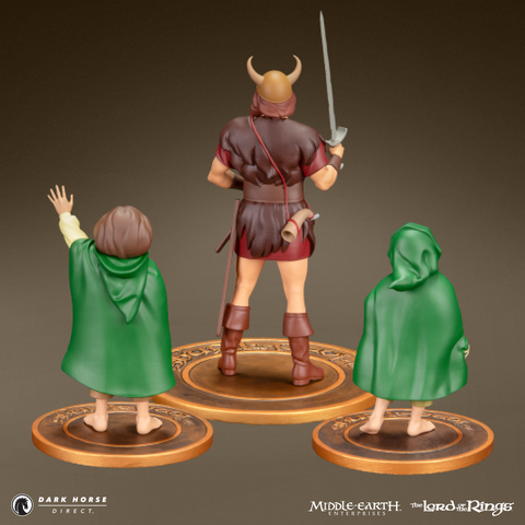 The Lord of the Rings™ Animated Film PVC Figure Set: Merry, Boromir, and Pippin