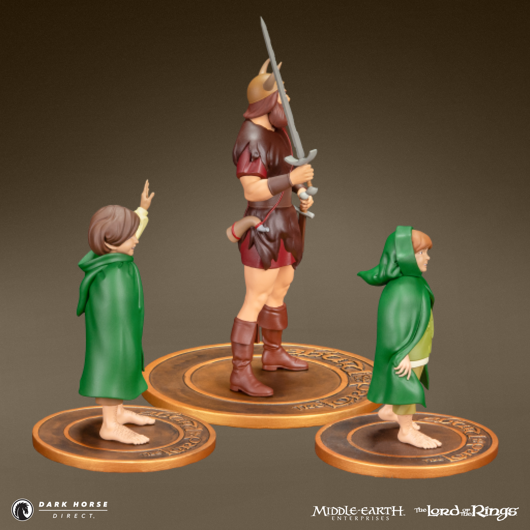The Lord of the Rings™ Animated Film PVC Figure Set: Merry, Boromir, a ...