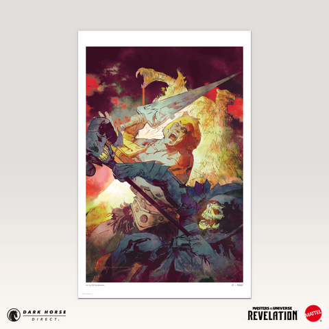 Masters of the Universe: Revelation Comic Series Fine Art Print by Bill Sienkiewicz