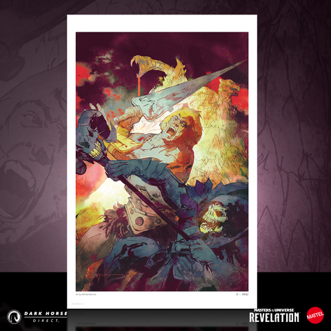 Masters of the Universe: Revelation Comic Series Fine Art Print by Bill Sienkiewicz