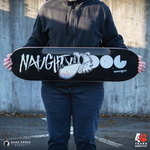 Naughty Dog 40th: Classic Logo Skate Deck