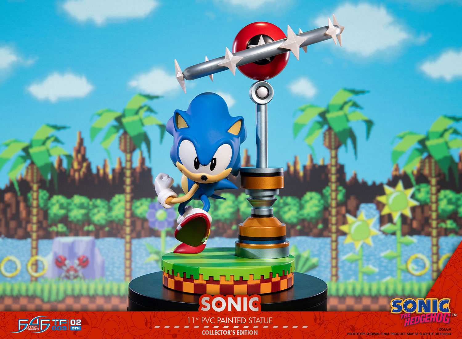 Sonic pvc statue