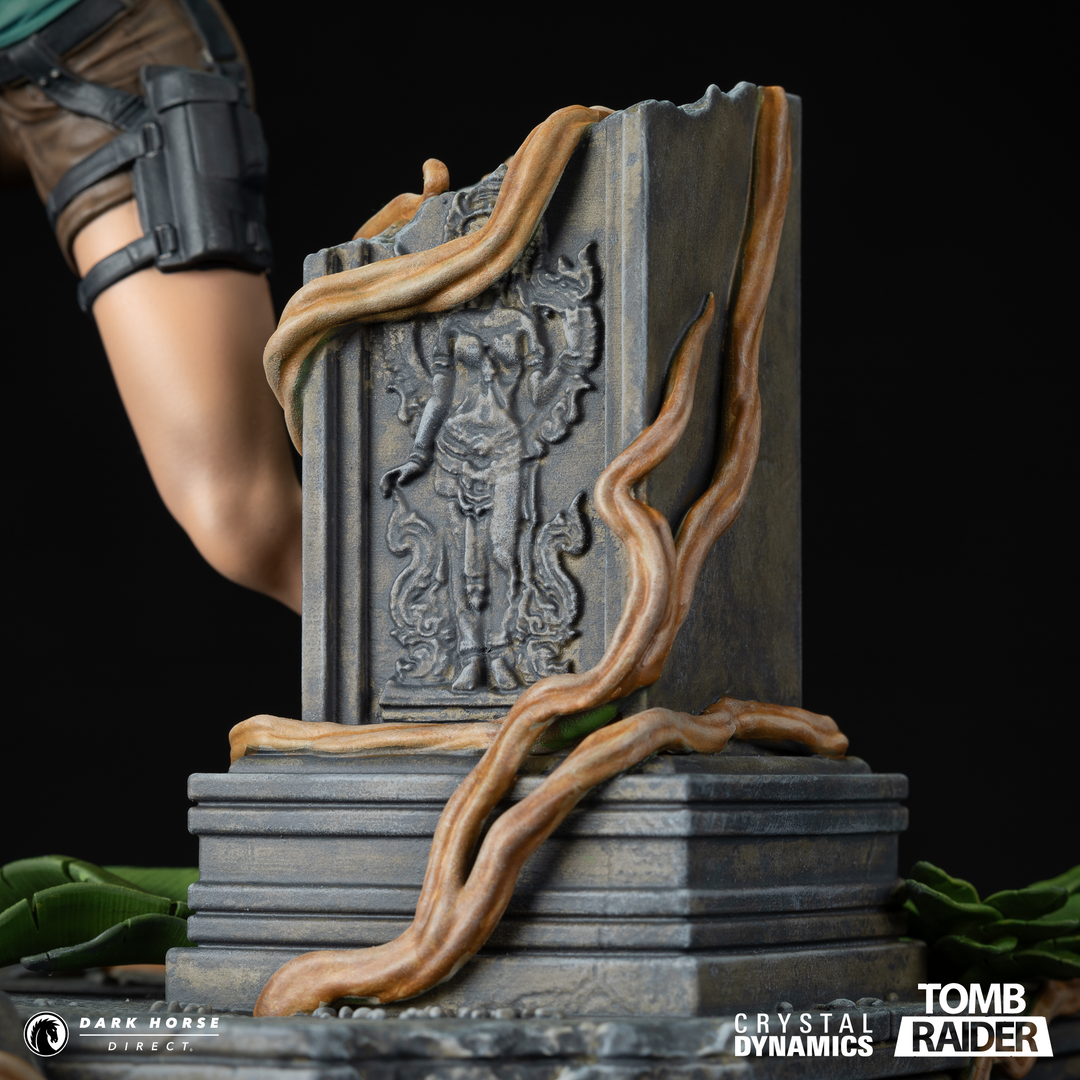 Statue Lara Croft Époque Classique 16cm – Figurine Officielle Inspirée Du Jeu Vidéo Iconique, Collectionneur, Détail Soigné