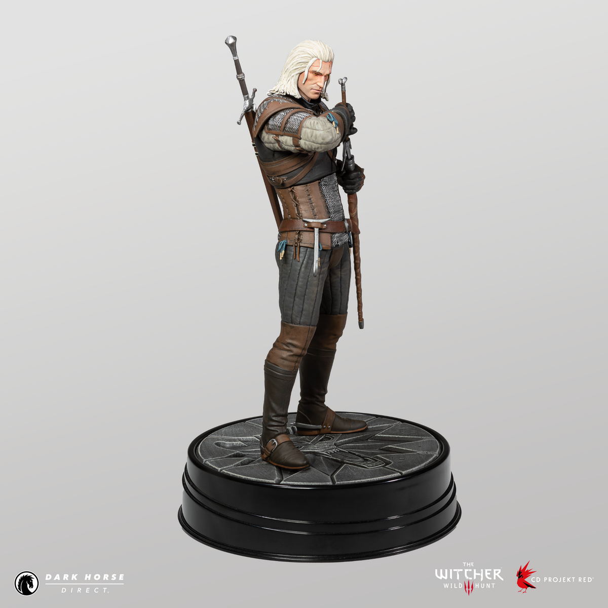 Dark Horse Geralt Saison 2 – Statuette The Witcher Netflix – 24 Cm – Base Incluse – Collection Premium