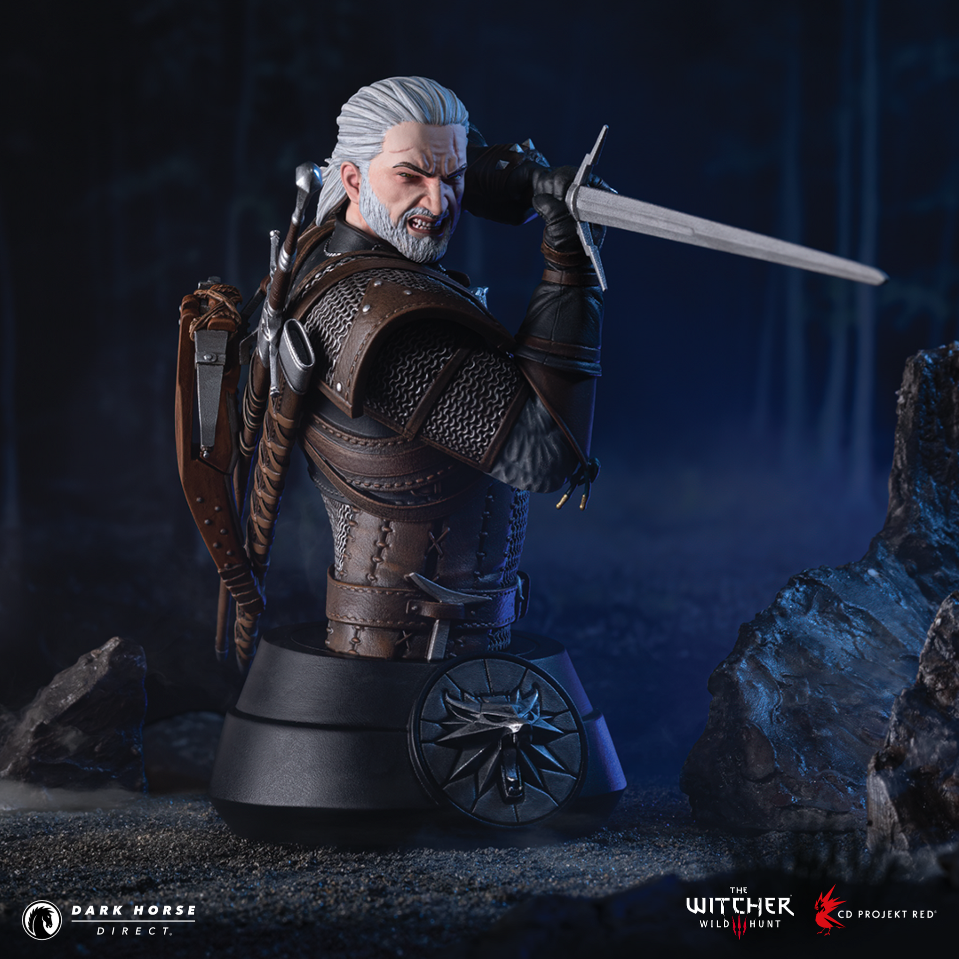 The Witcher 3 - Wild Hunt: Geralt Bust – Dark Horse Direct