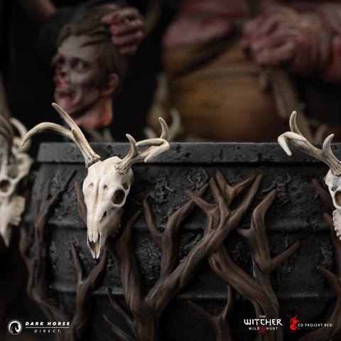 The Witcher 3: Wild Hunt — Crones Bubbling Cauldron Statue
