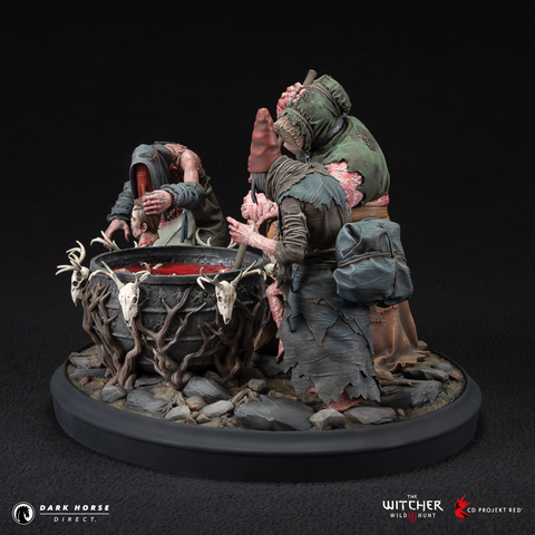 The Witcher 3: Wild Hunt — Crones Bubbling Cauldron Statue