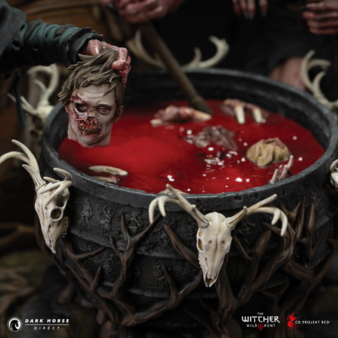 The Witcher 3: Wild Hunt — Crones Bubbling Cauldron Statue