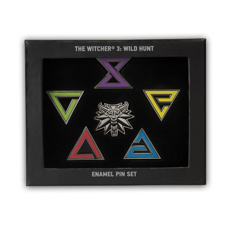 THE WITCHER 3: WILD HUNT: THE WITCHER ENAMEL PIN SET