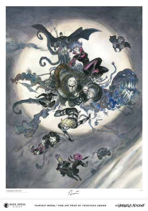 The Umbrella Academy Fine Art Print by Yoshitaka Amano