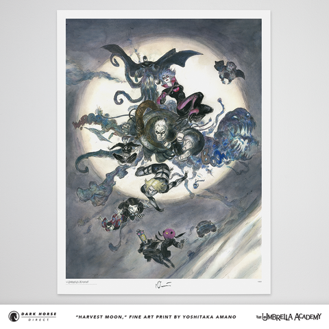 The Umbrella Academy Fine Art Print by Yoshitaka Amano