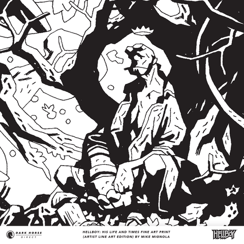 Hellboy: His Life and Times Fine Art Print (Artist Line Art Edition)
