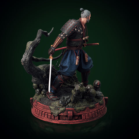 The Witcher 3 - Wild Hunt: Geralt Ronin - Lone Wolf Figure (Standard Edition)