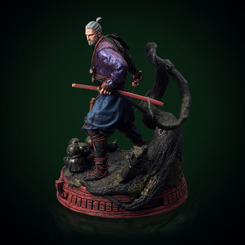 The Witcher 3 - Wild Hunt: Geralt Ronin - Lone Wolf Figure (Standard Edition)