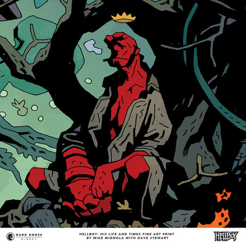 Hellboy: His Life and Times Fine Art Print