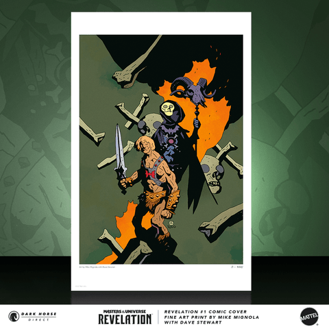 Masters of the Universe: Revelation #1 - Comic Cover Fine Art Print by Mike Mignola with Dave Stewart