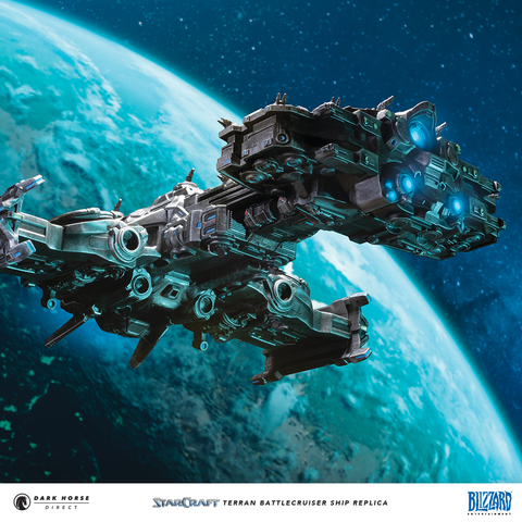 StarCraft Terran Battlecruiser Ship Replica