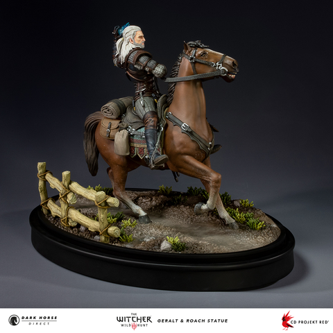 The Witcher 3 - Wild Hunt: Geralt & Roach Statue