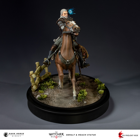 The Witcher 3 - Wild Hunt: Geralt & Roach Statue